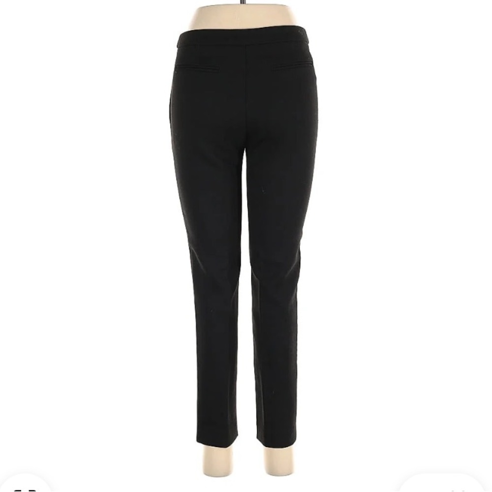 SANDRO PARIS Tailored Trousers Classic marine Black Women's Pants size 6 - Picture 3 of 4